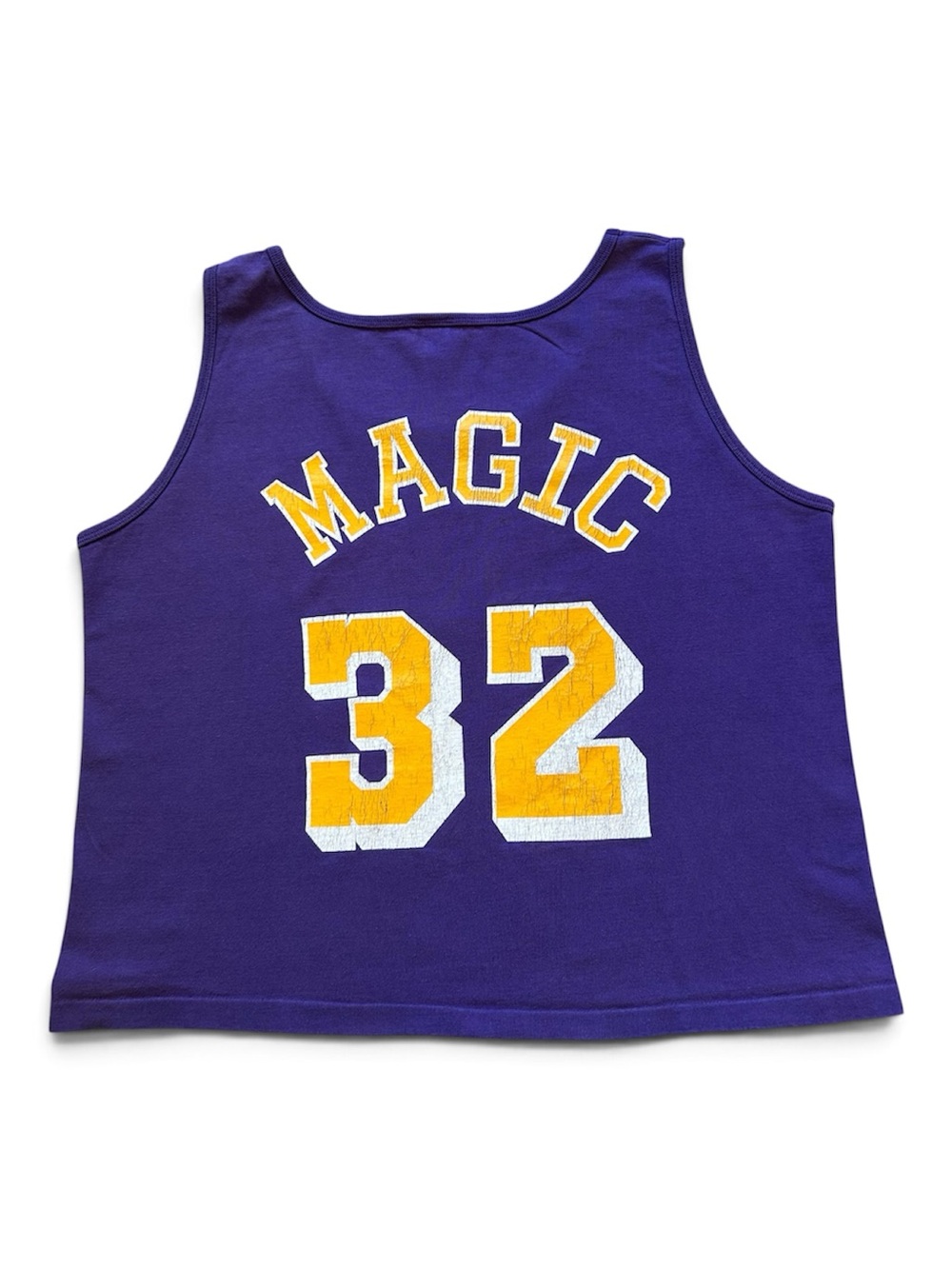 Vintage Lakers Magic Johnson Starter Brand 1990 ‘Crop’ Tank